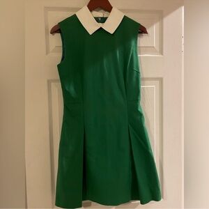 Gucci Green Dress with White‎ Collar
